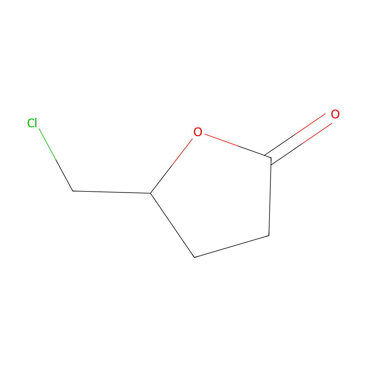 5-(Chloromethyl)dihydro-2(3H)-furanone molecular structure, CAS 39928-72-8