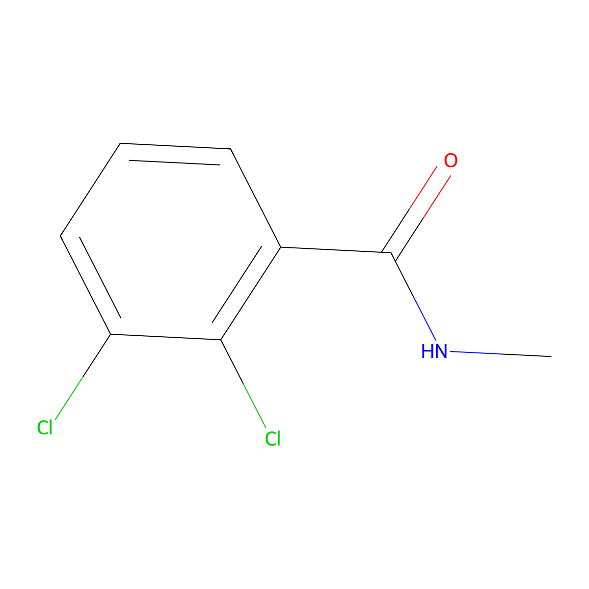 2,3-dichloro-N-methylbenzamide molecular structure, CAS 39959-96-1