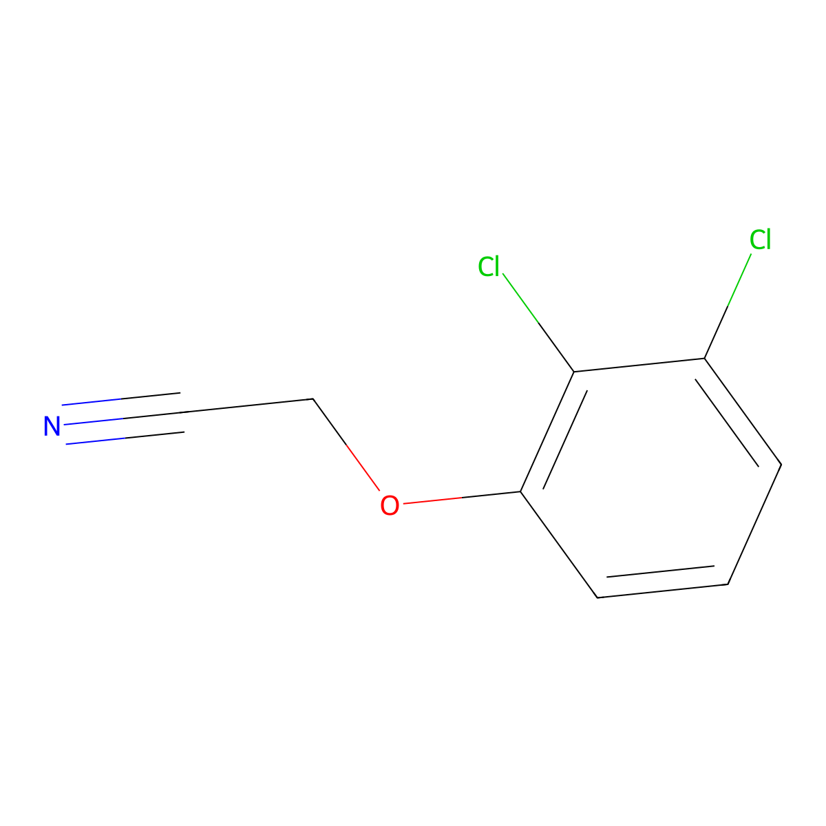 2-(2,3-Dichlorophenoxy)acetonitrile molecular structure, CAS 39960-01-5