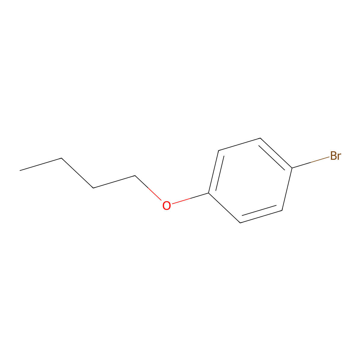 4-Butoxybromobenzene molecular structure, CAS 39969-57-8