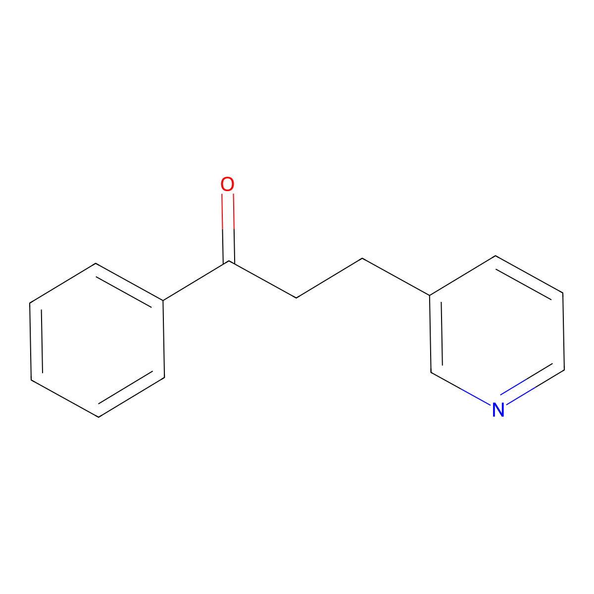 1-Phenyl-3-(pyridin-3-yl)propan-1-one molecular structure, CAS 39976-56-2