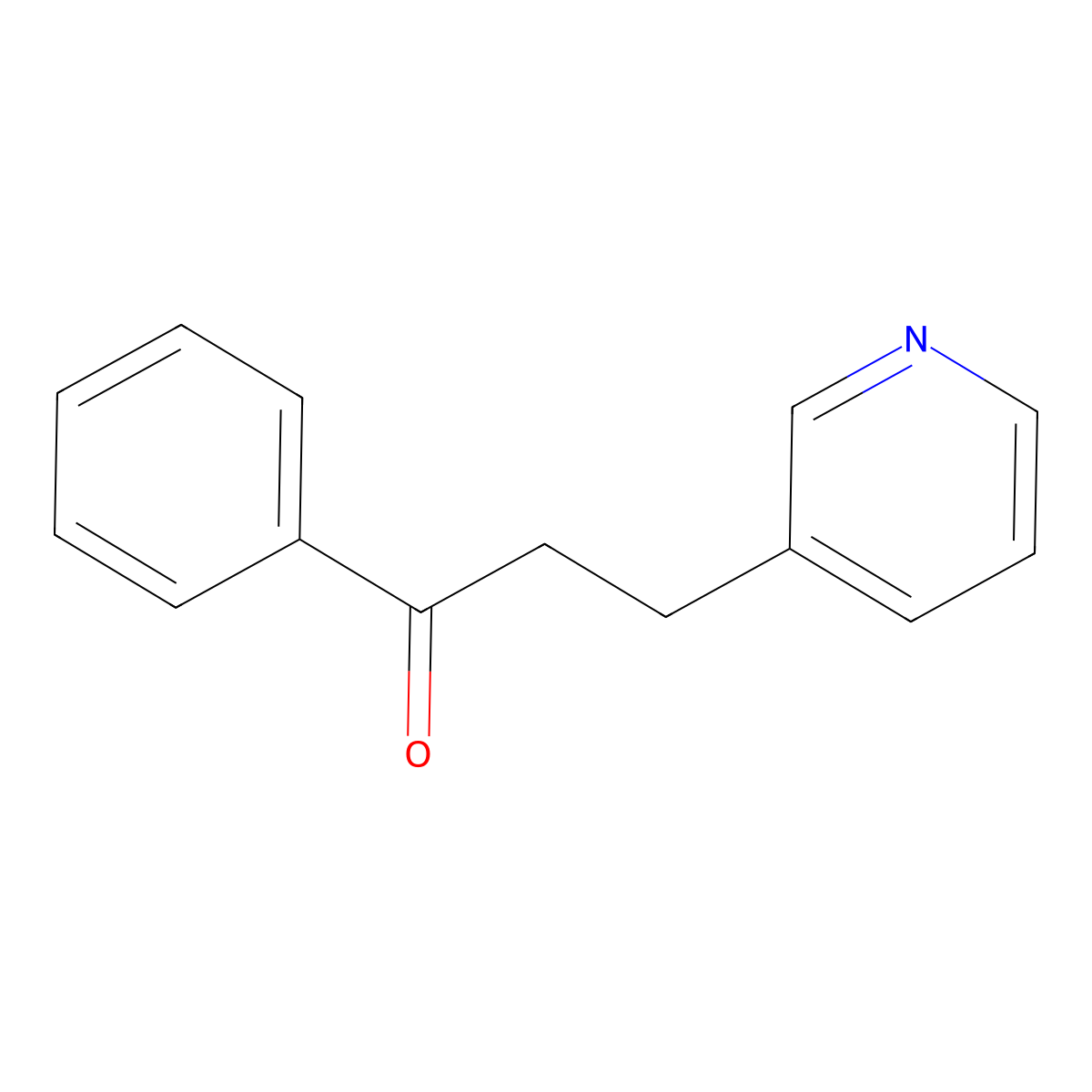 1-Phenyl-3-(pyridin-3-yl)propan-1-one molecular structure, CAS 39976-56-2