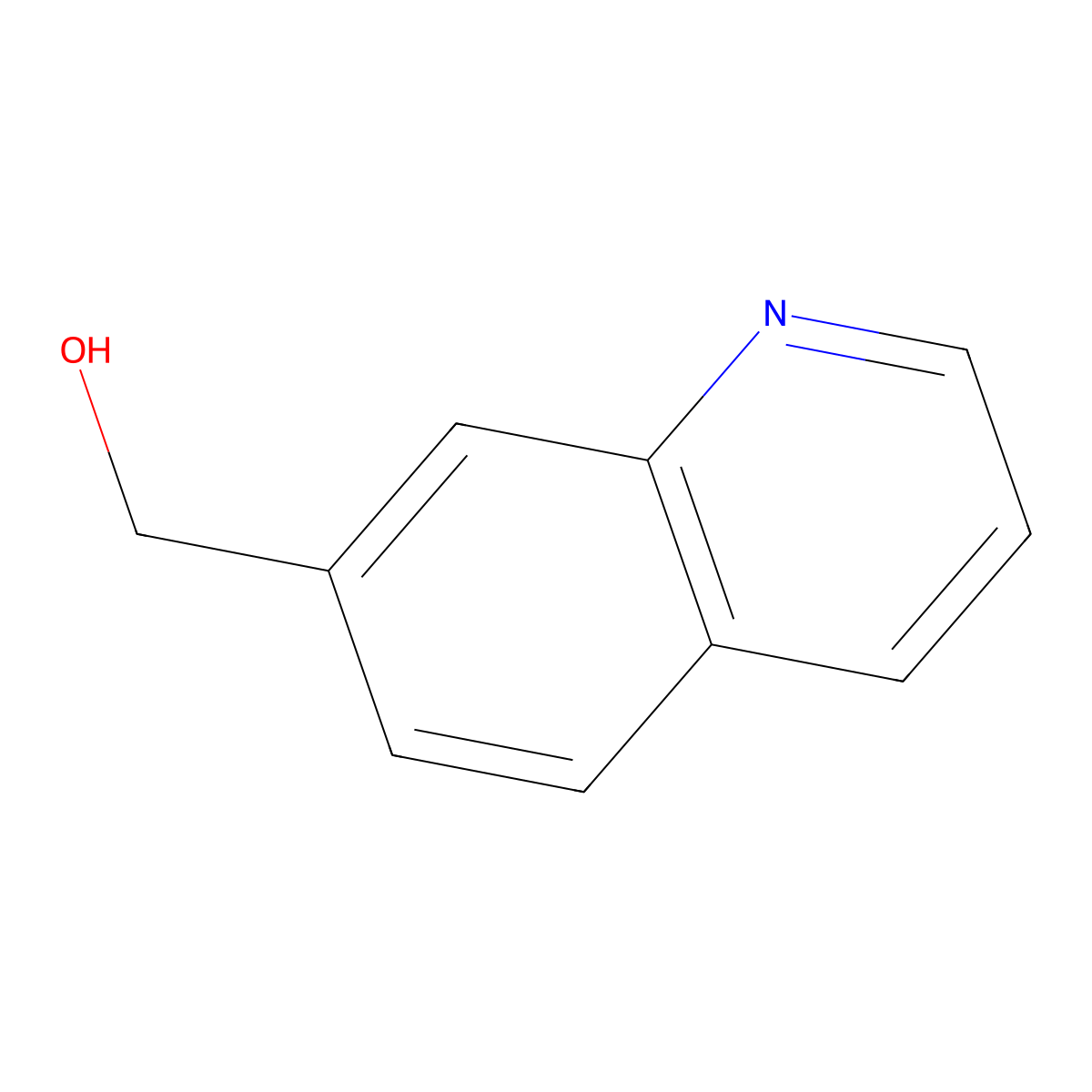 7-Quinolinemethanol molecular structure, CAS 39982-49-5