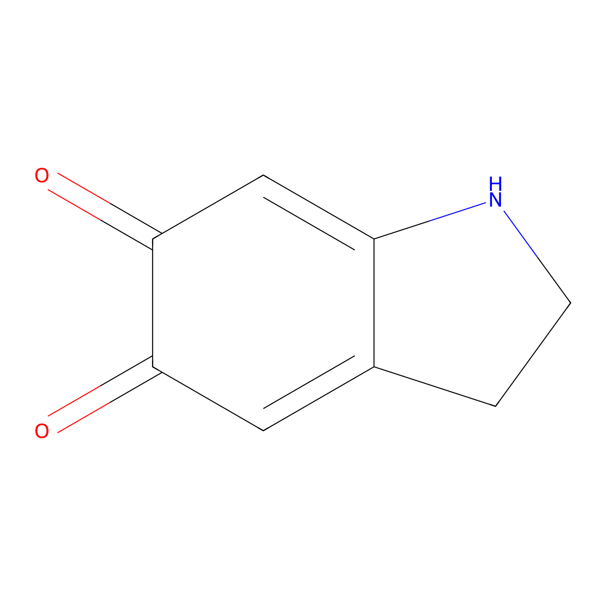 Dopaminechrome molecular structure, CAS 39984-17-3