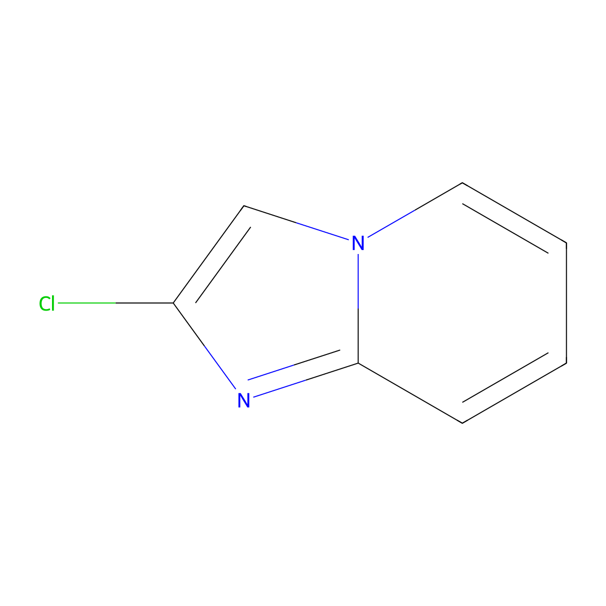 2-Chloroimidazo[1,2-a]pyridine molecular structure, CAS 3999-05-1