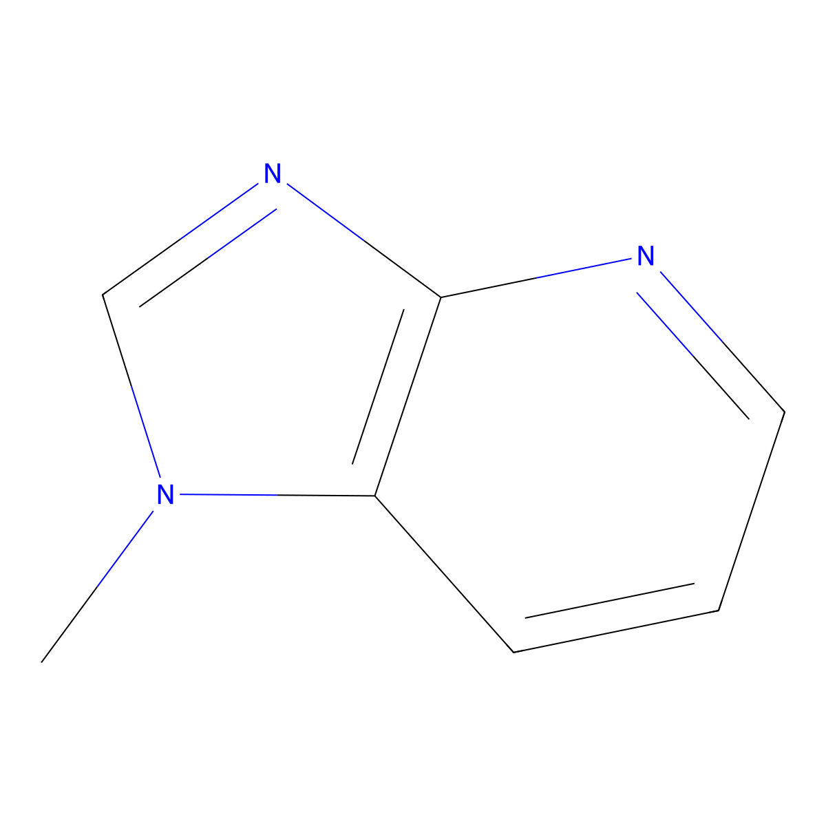 1-Methyl-1H-imidazo(4,5-b)pyridine molecular structure, CAS 39998-52-2