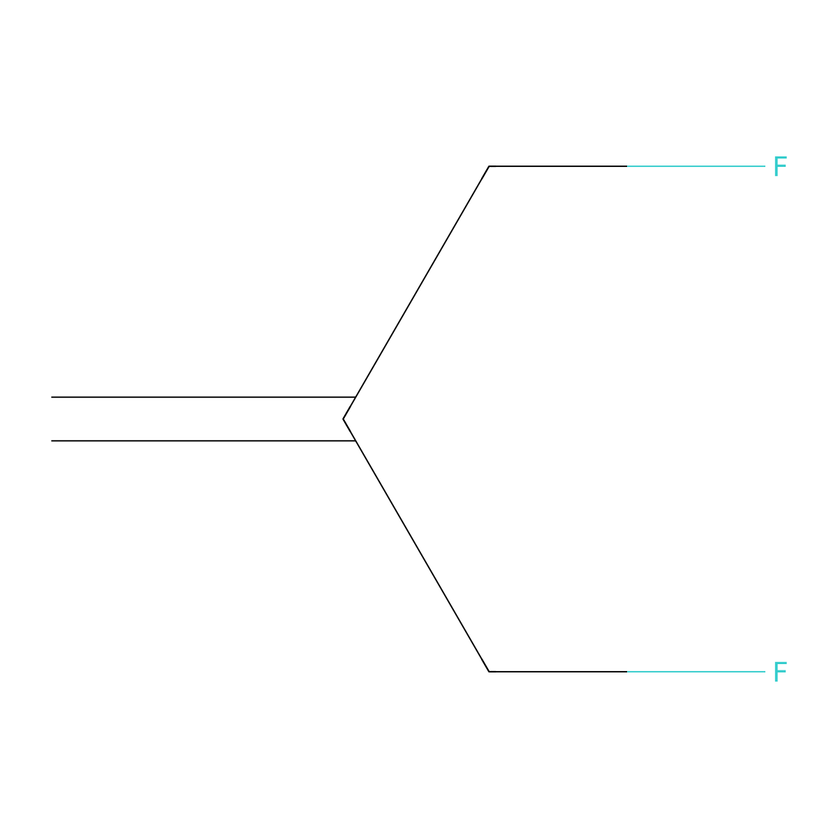 3-Fluoro-2-(fluoromethyl)prop-1-ene molecular structure, CAS 400-11-3