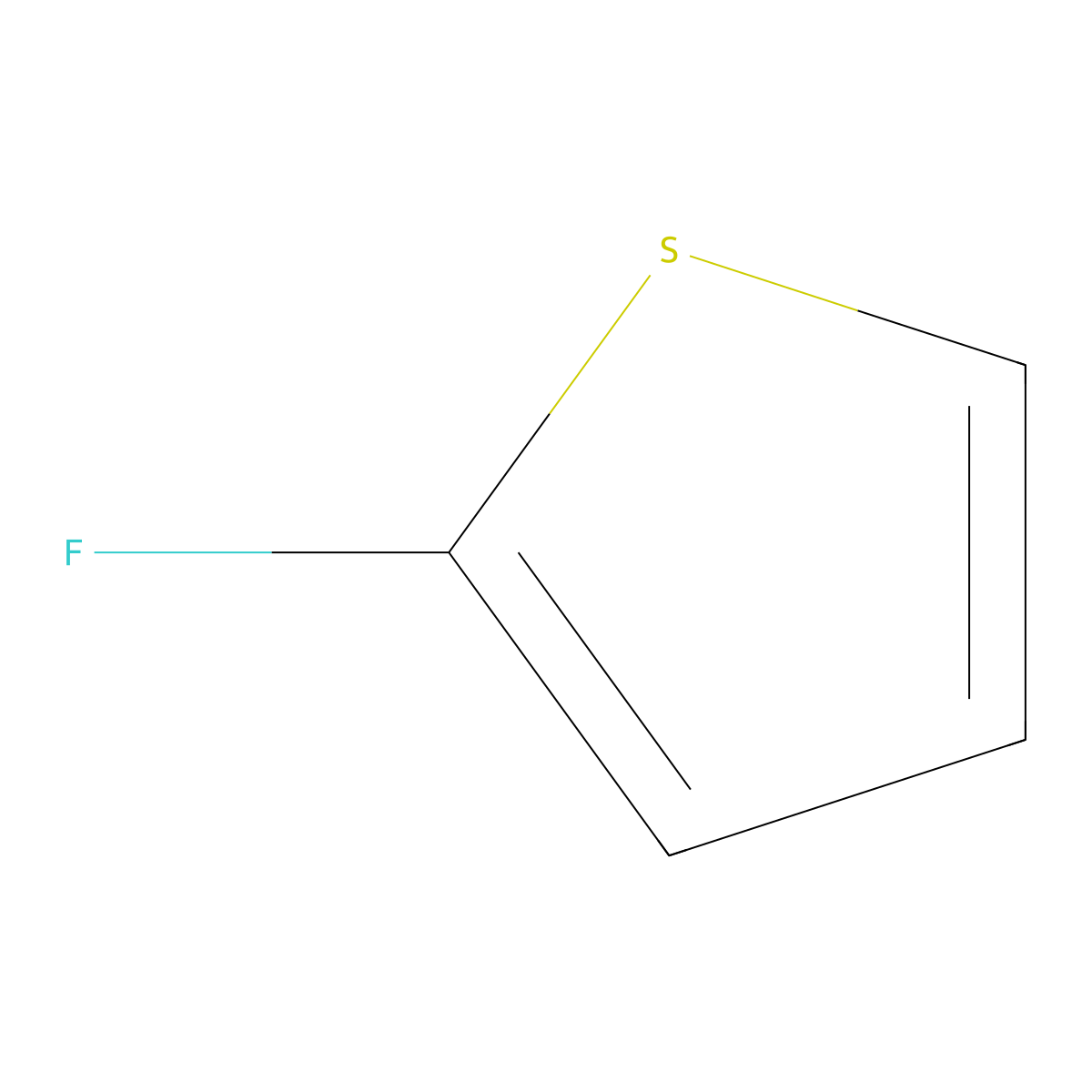 2-Fluorothiophene molecular structure, CAS 400-13-5