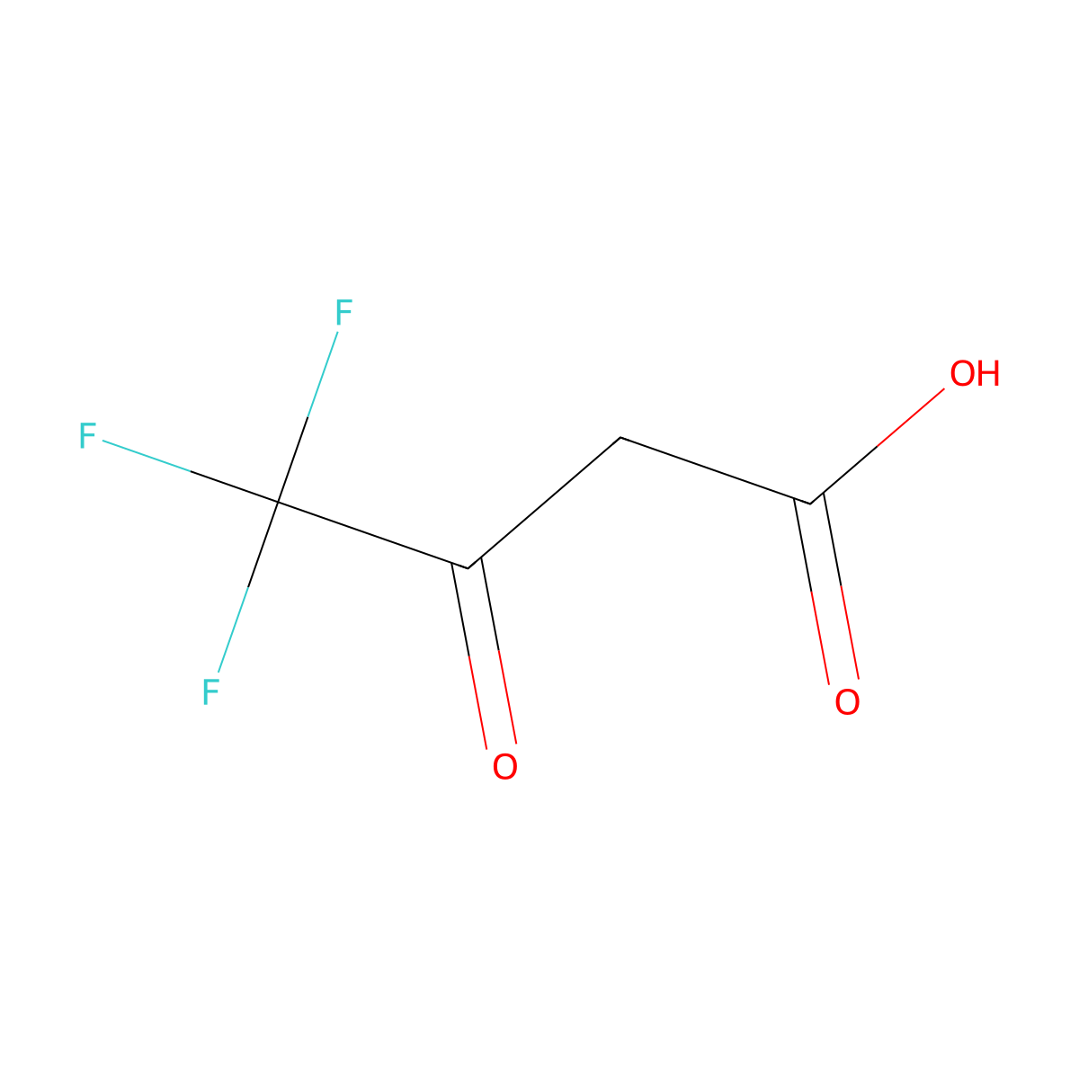 4,4,4-Trifluoro-3-oxobutanoic acid molecular structure, CAS 400-36-2