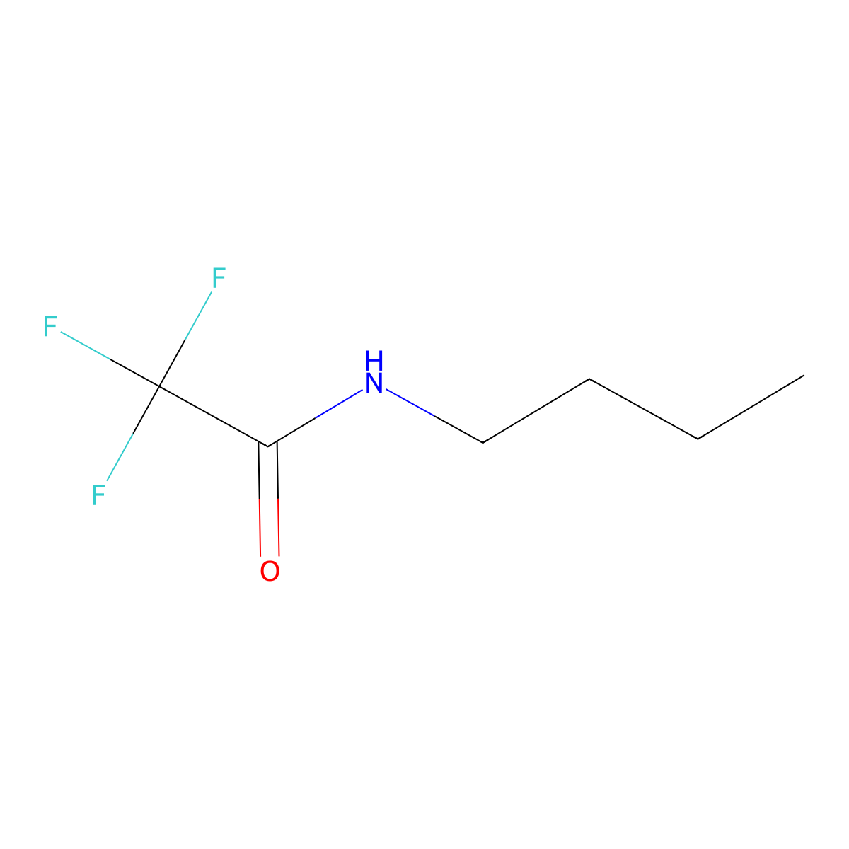 N-Butyltrifluoroacetamide molecular structure, CAS 400-59-9