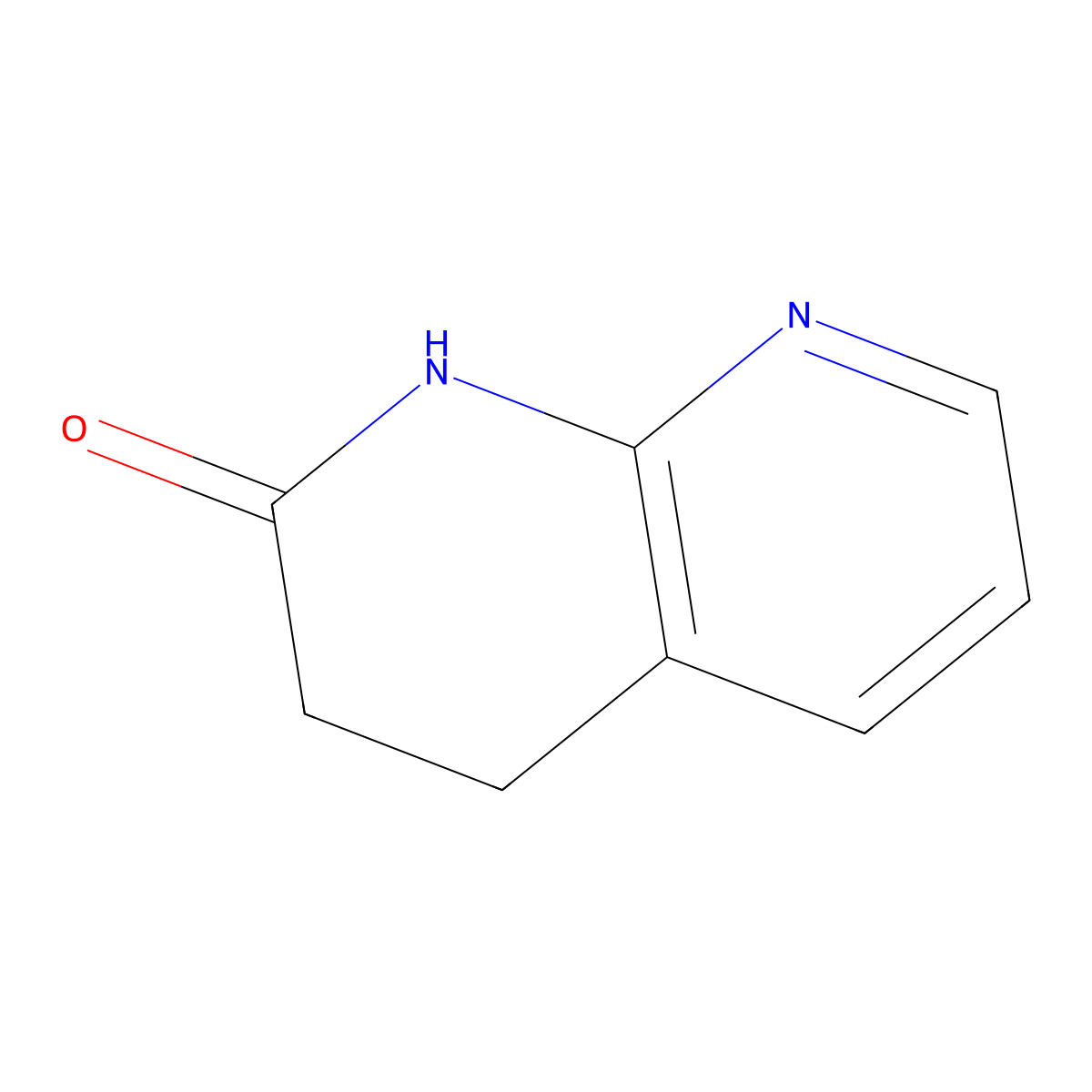 1,2,3,4-Tetrahydro-1,8-naphthyridin-2-one molecular structure, CAS 40000-79-1