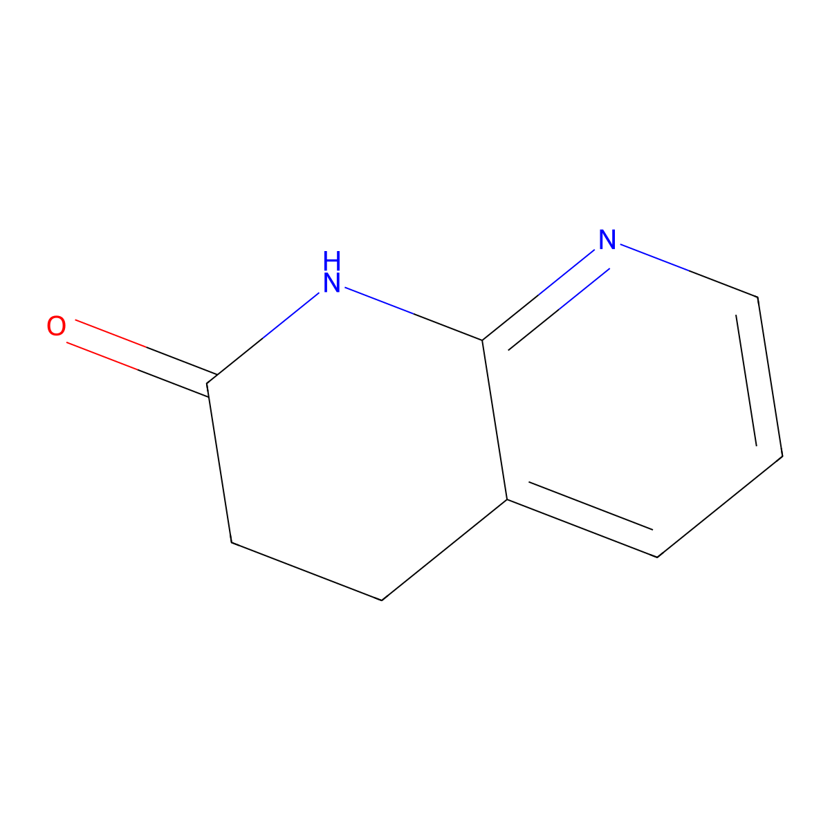 1,2,3,4-Tetrahydro-1,8-naphthyridin-2-one molecular structure, CAS 40000-79-1