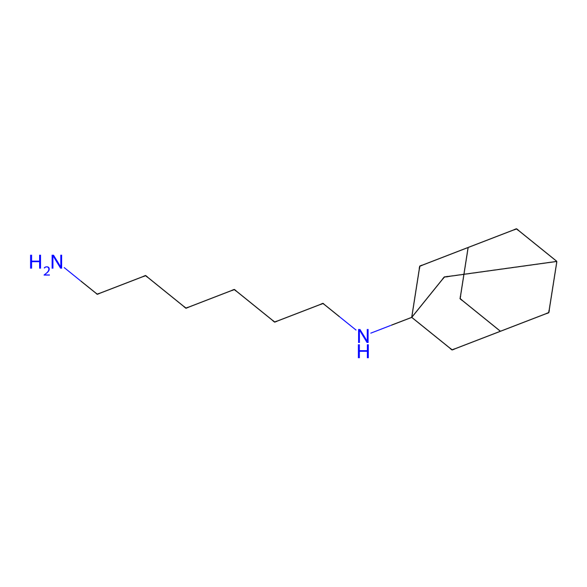 N'-(1-adamantyl)hexane-1,6-diamine molecular structure, CAS 400073-86-1