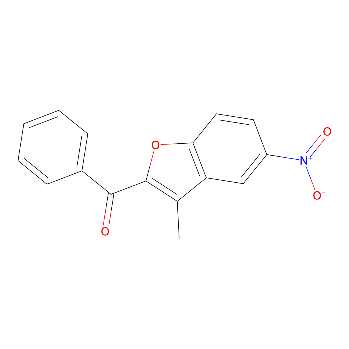 (3-Methyl-5-nitro-2-benzofuranyl)phenylmethanone molecular structure, CAS 400076-05-3