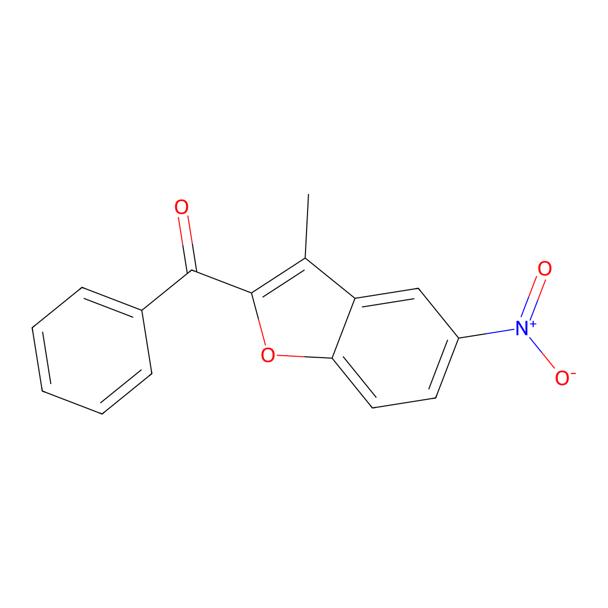 (3-Methyl-5-nitro-2-benzofuranyl)phenylmethanone molecular structure, CAS 400076-05-3