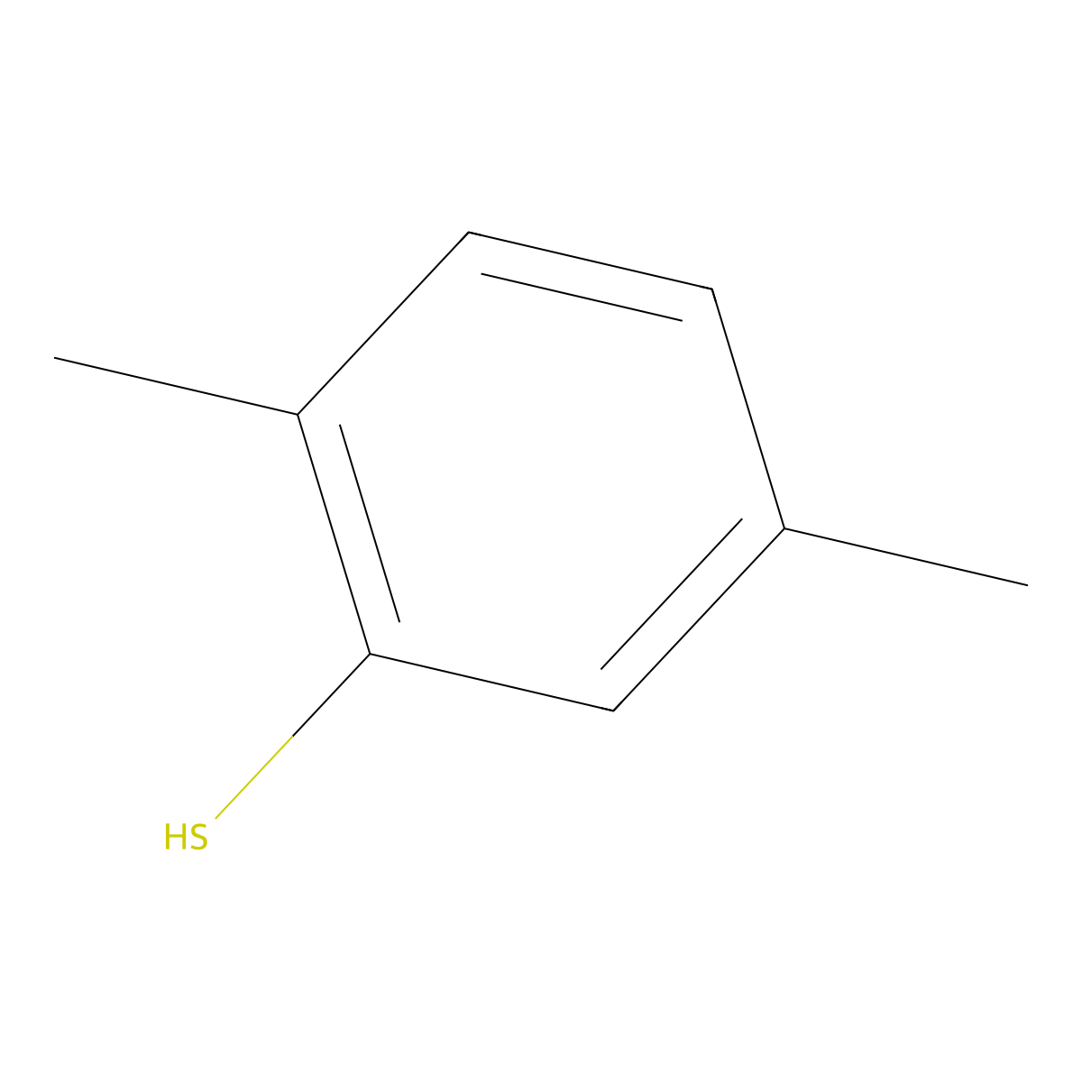 2,5-Xylenethiol molecular structure, CAS 4001-61-0