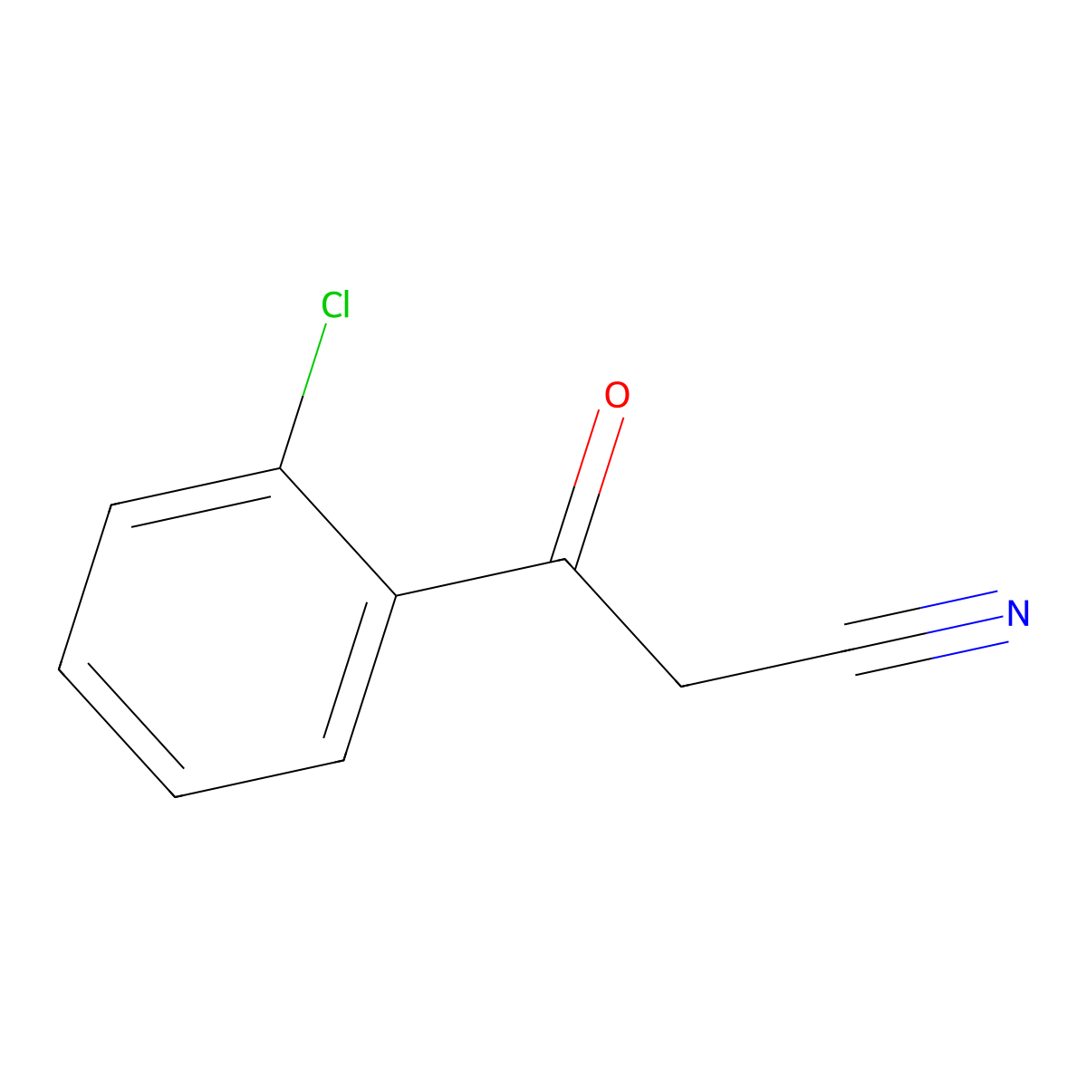2-Chlorobenzoylacetonitrile molecular structure, CAS 4001-82-5