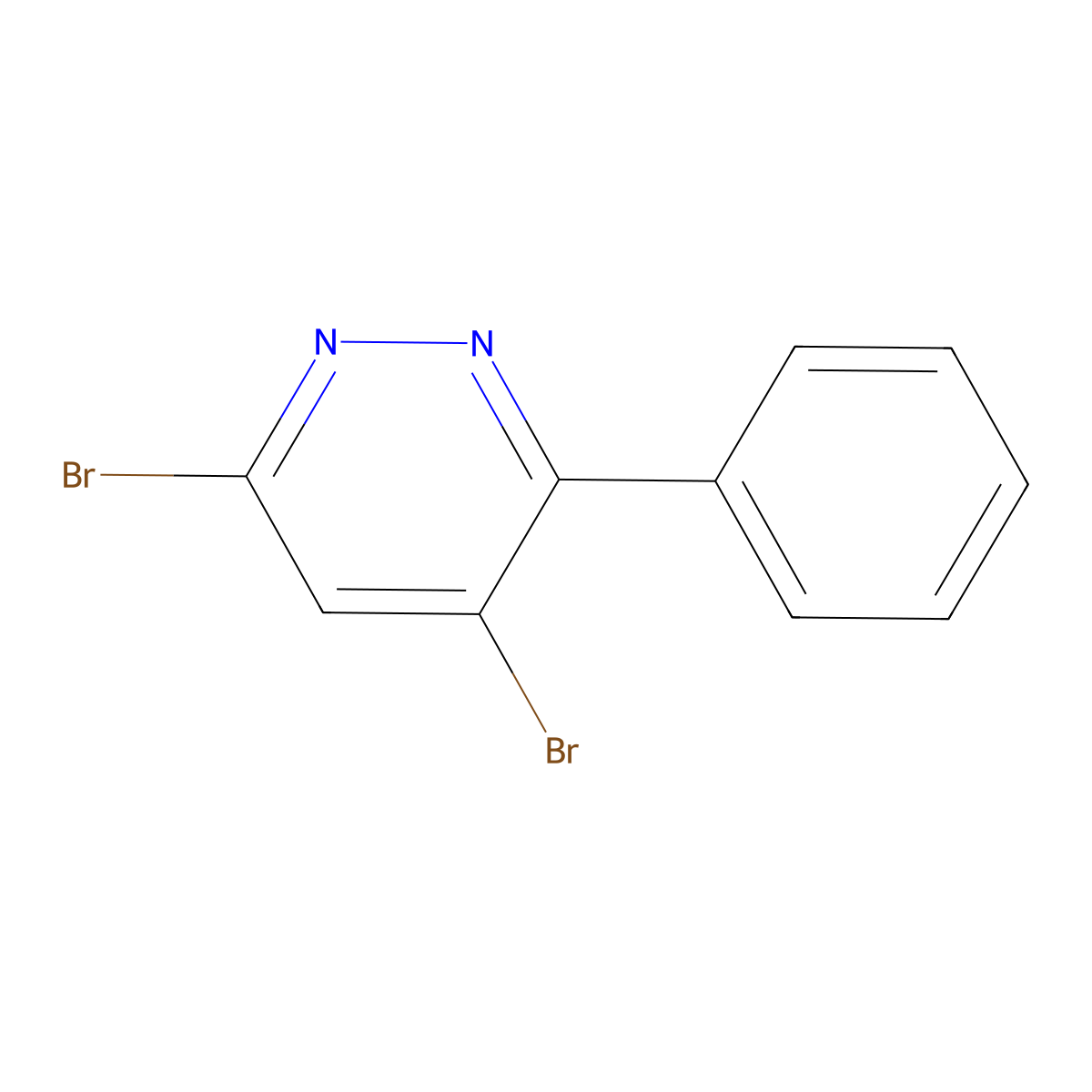 4,6-Dibromo-3-phenylpyridazine molecular structure, CAS 40020-06-2