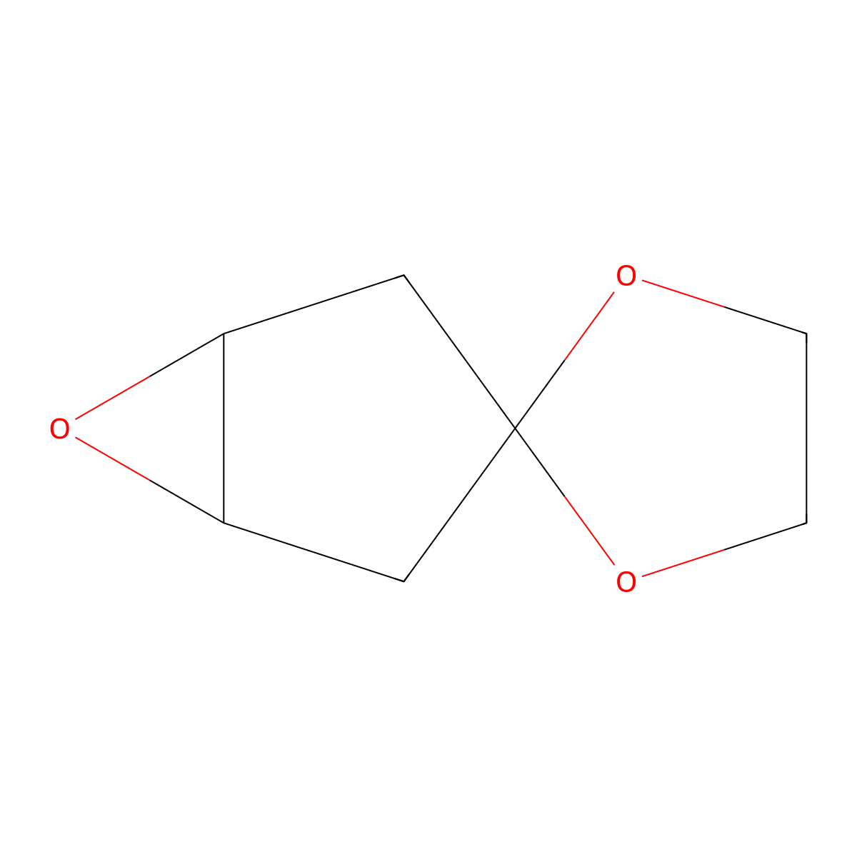 6-Oxaspiro[bicyclo[3.1.0]hexane-3,2'-[1,3]dioxolane] molecular structure, CAS 40025-75-0