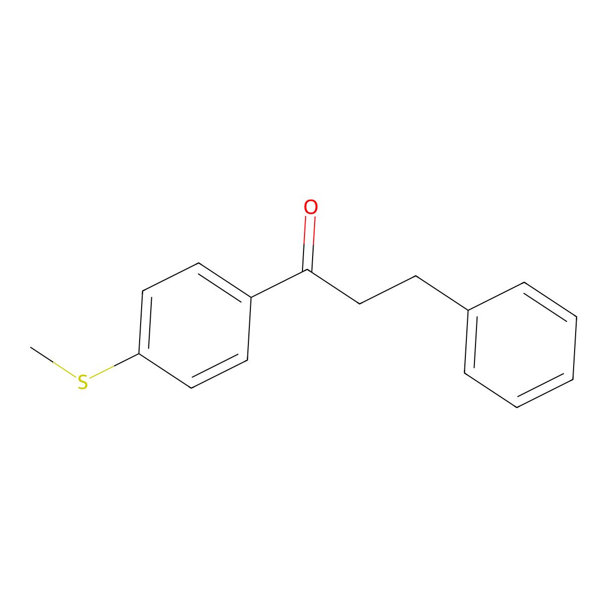 3-Phenyl-4'-thiomethylpropiophenone molecular structure, CAS 40027-88-1