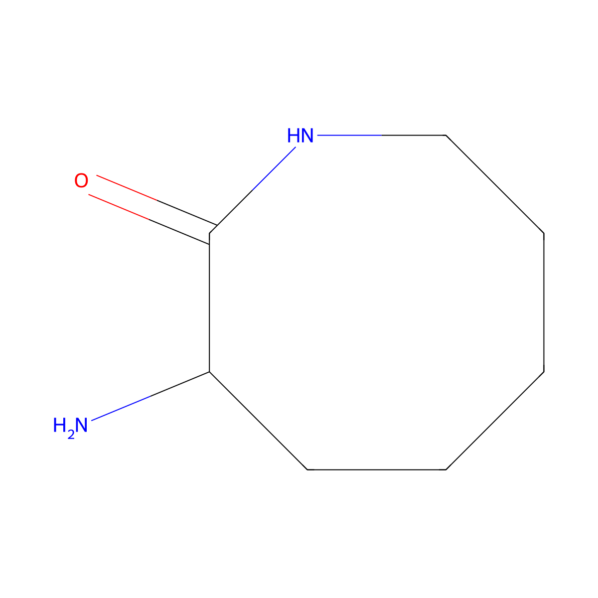 3-Aminohexahydro-2(1h)-azocinone molecular structure, CAS 40033-49-6