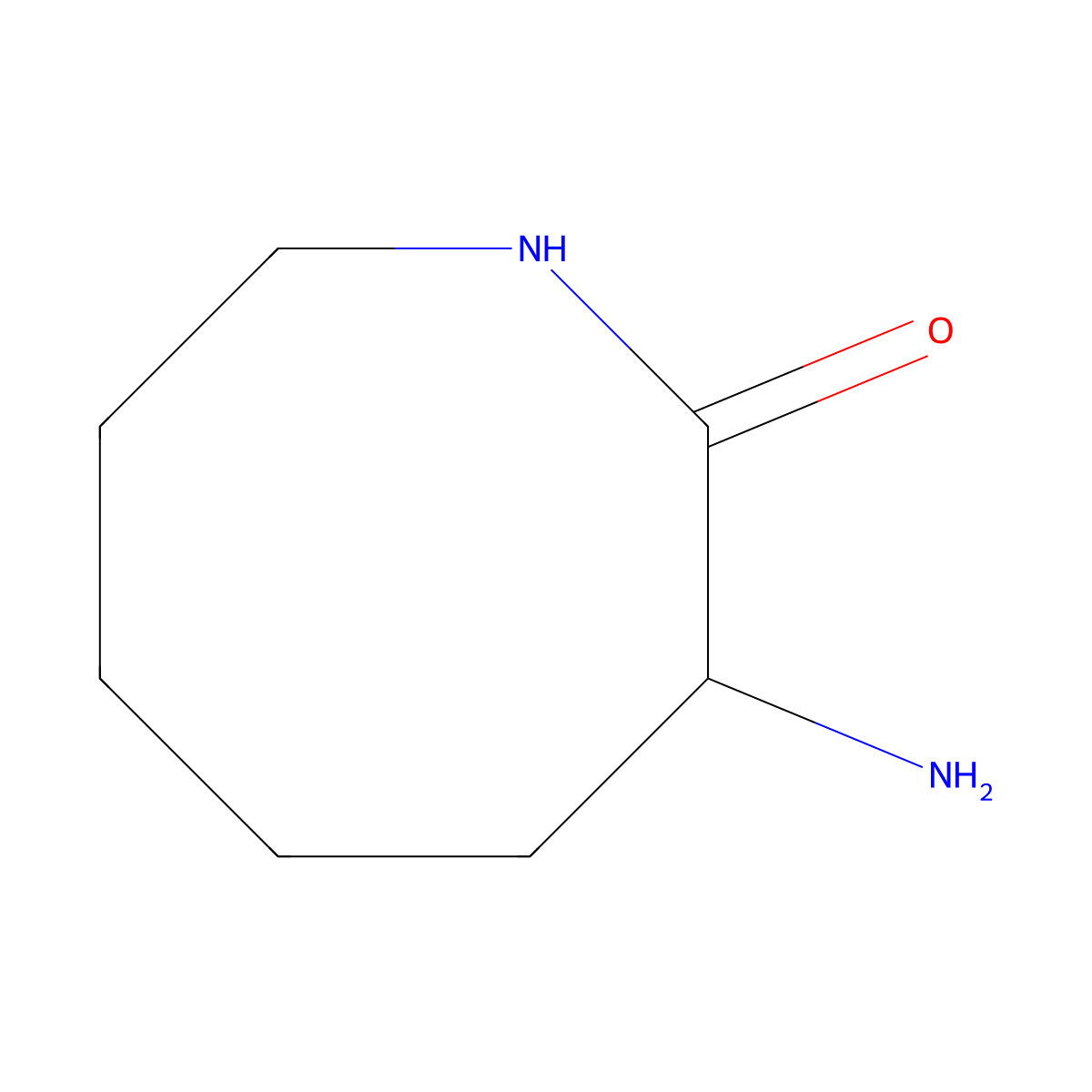 3-Aminohexahydro-2(1h)-azocinone molecular structure, CAS 40033-49-6