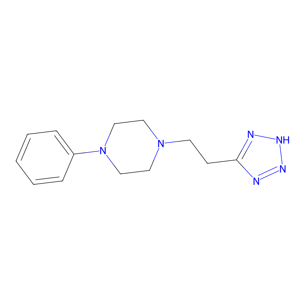 Zolertine molecular structure, CAS 4004-94-8