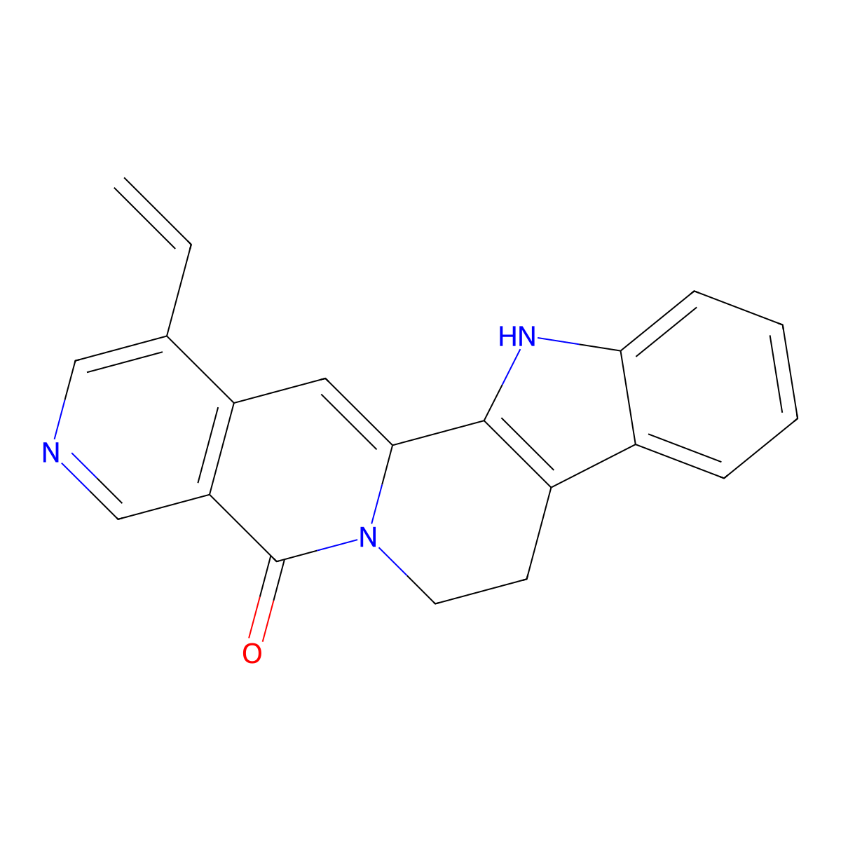 Angustine molecular structure, CAS 40041-96-1