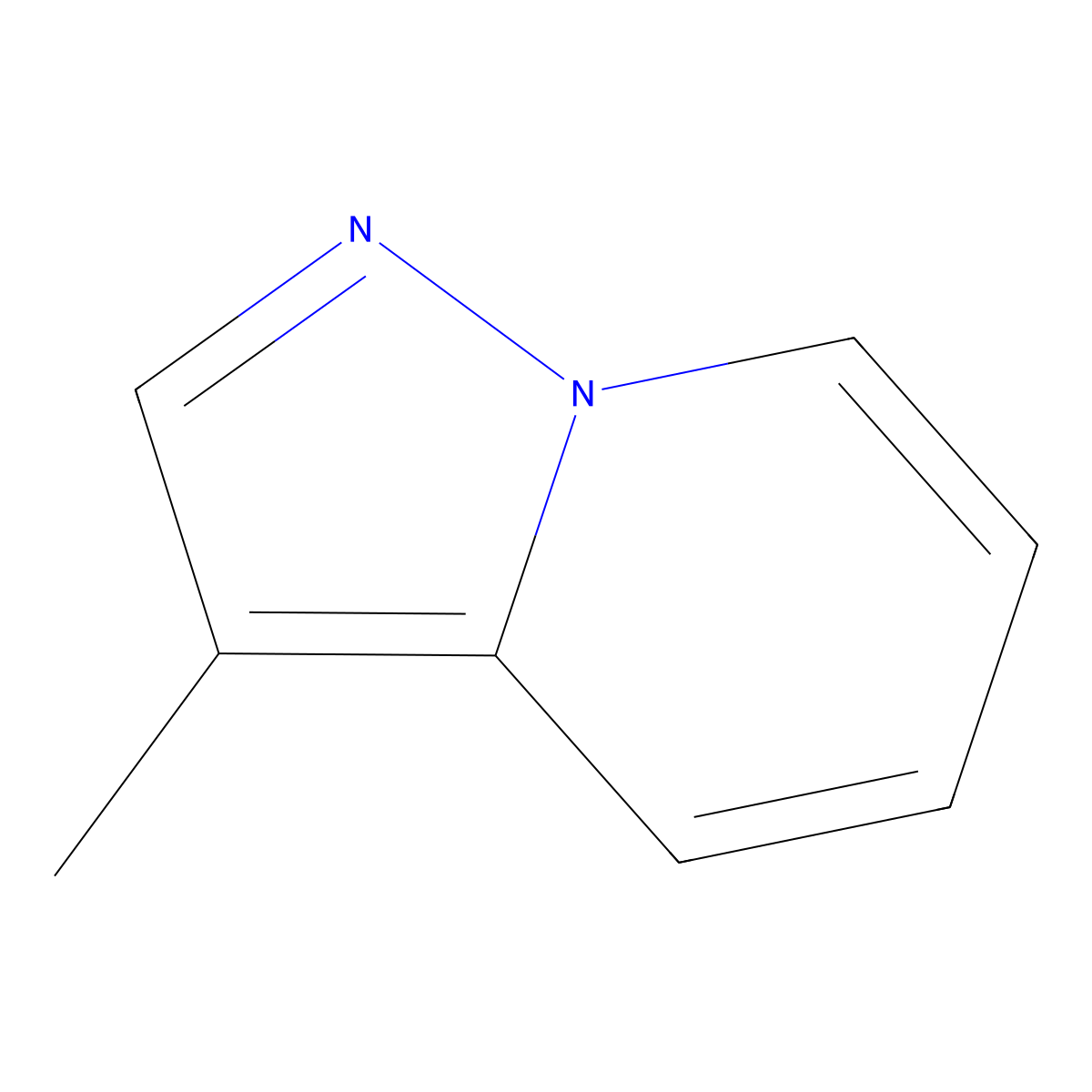 3-Methylpyrazolo[1,5-a]pyridine molecular structure, CAS 40053-04-1
