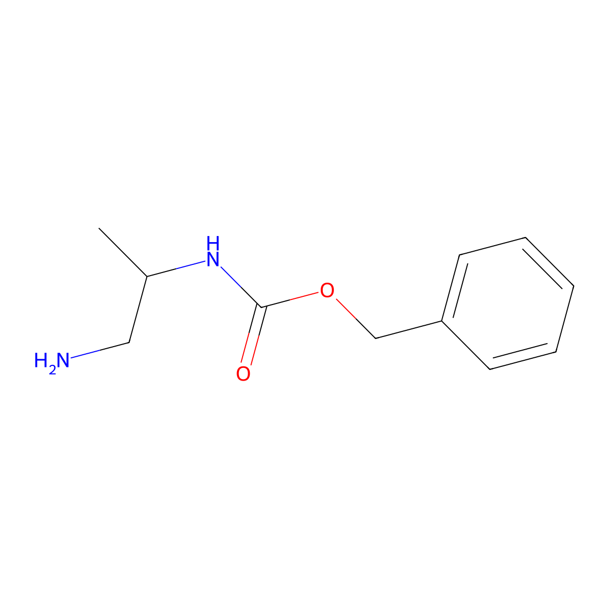 (S)-Benzyl (1-aminopropan-2-yl)carbamate molecular structure, CAS 400652-46-2