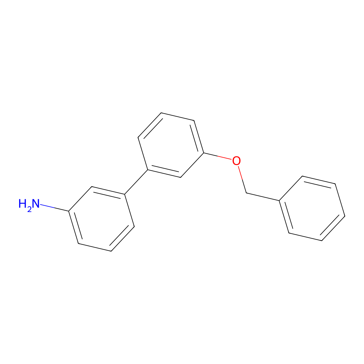 3-[3-(Benzyloxy)phenyl]aniline molecular structure, CAS 400744-17-4
