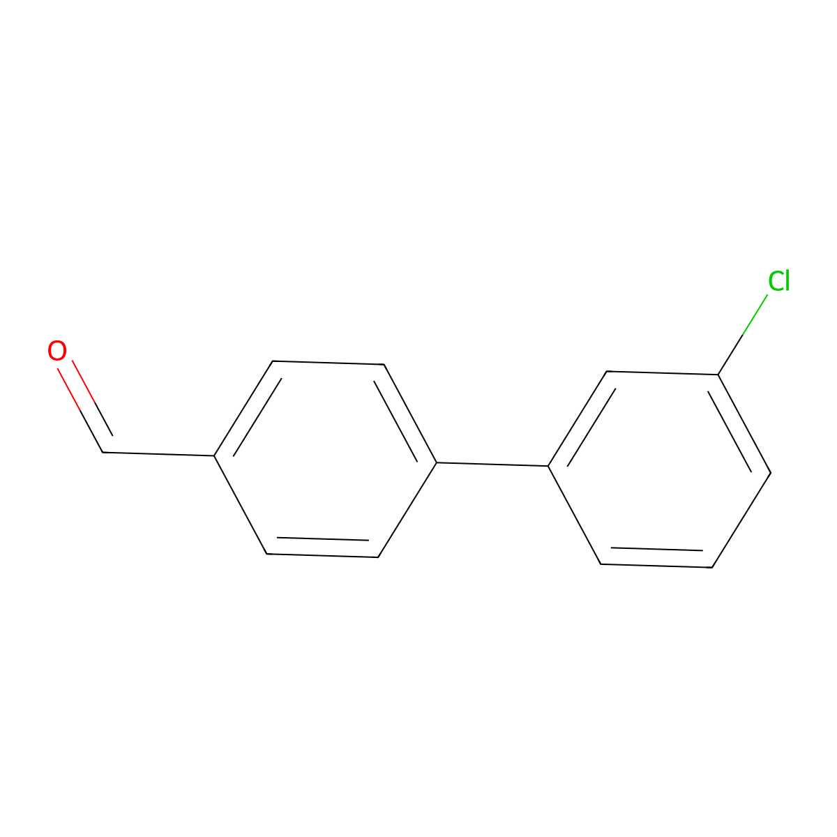 3'-Chloro-[1,1'-biphenyl]-4-carbaldehyde molecular structure, CAS 400744-49-2
