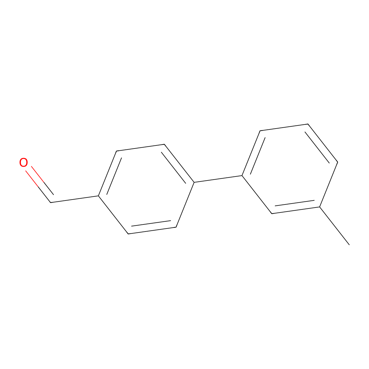 4-(3-Methylphenyl)benzaldehyde molecular structure, CAS 400744-83-4
