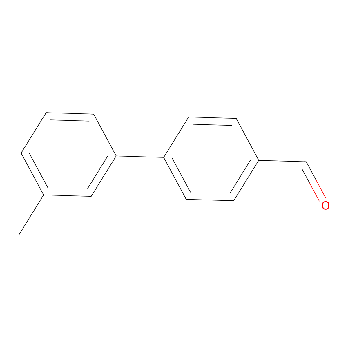 4-(3-Methylphenyl)benzaldehyde molecular structure, CAS 400744-83-4