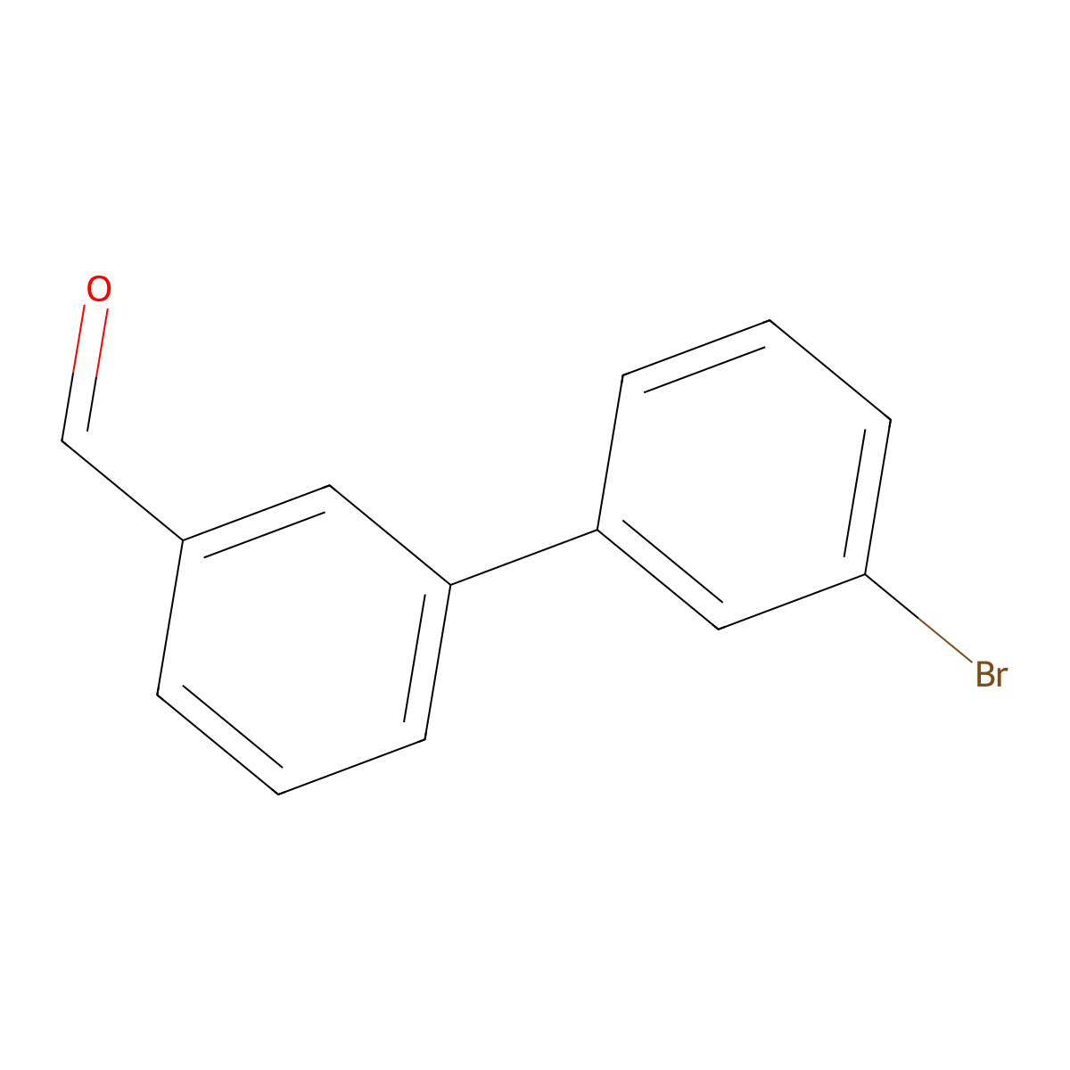 3'-Bromo-[1,1'-biphenyl]-3-carbaldehyde molecular structure, CAS 400744-86-7