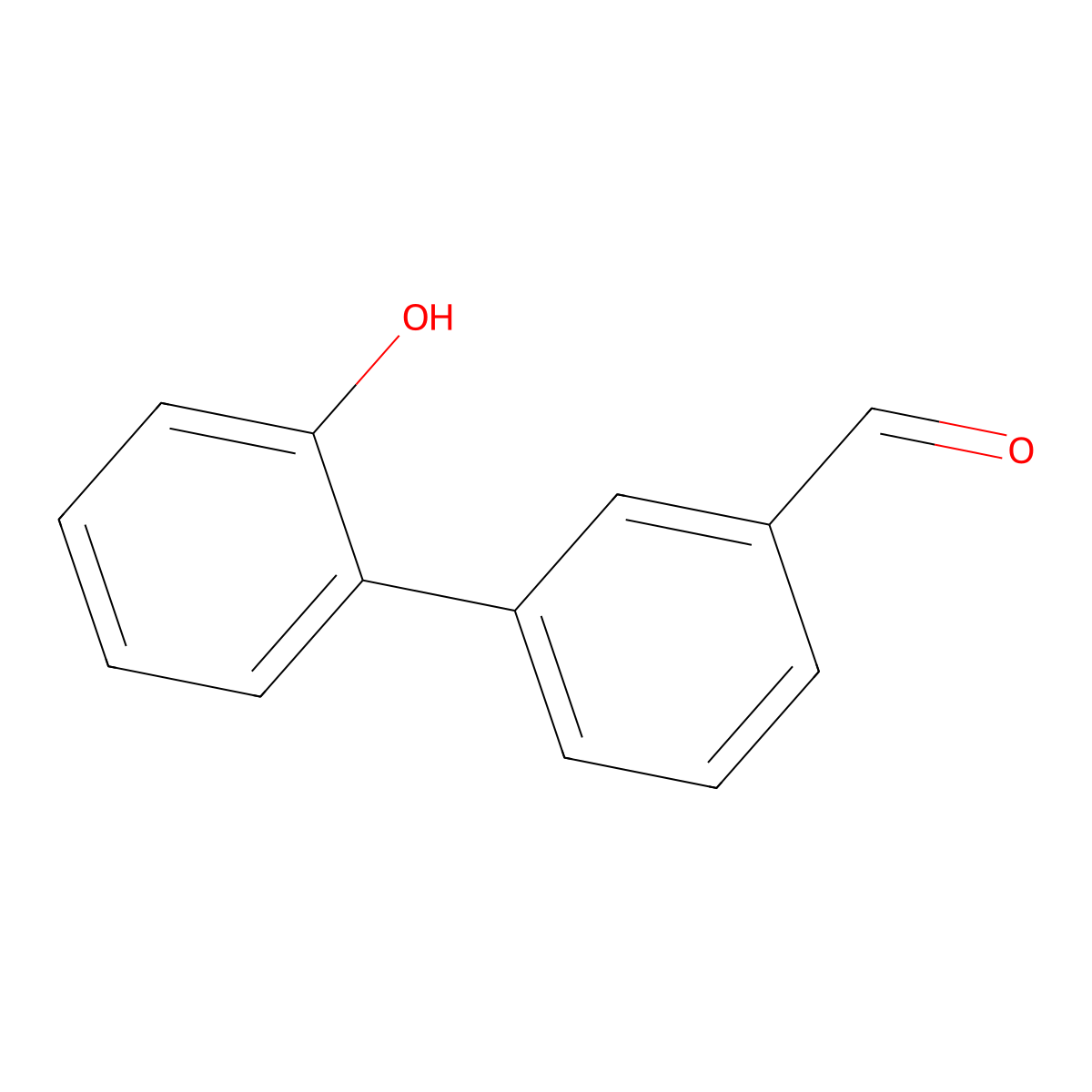2'-Hydroxy[1,1'-biphenyl]-3-carbaldehyde molecular structure, CAS 400746-69-2