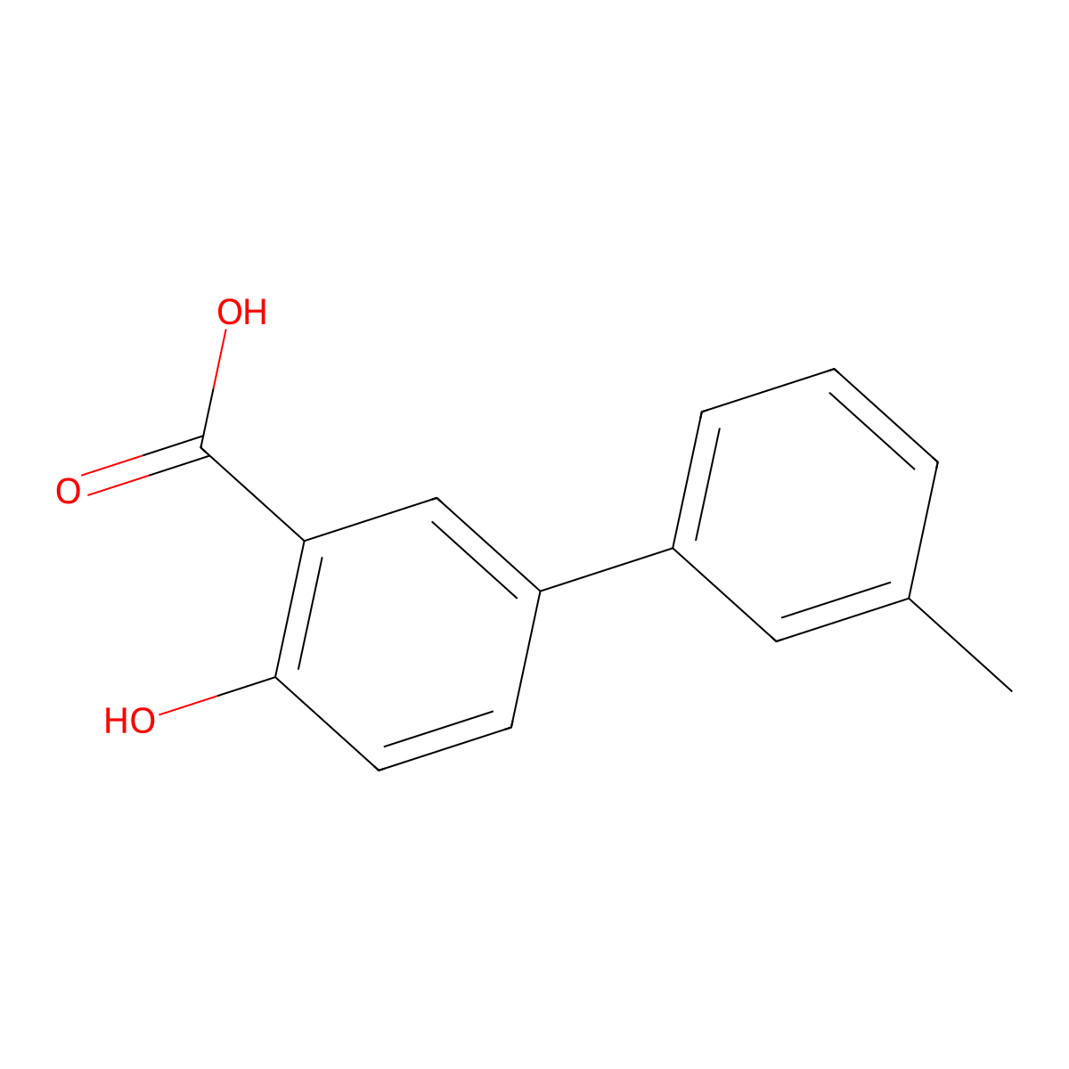 4-Hydroxy-3'-methyl-[1,1'-biphenyl]-3-carboxylic acid molecular structure, CAS 400747-48-0