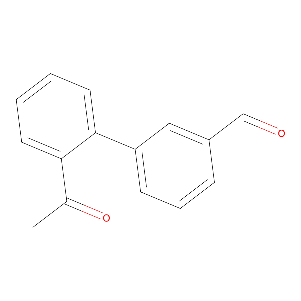 2'-Acetyl[1,1'-biphenyl]-3-carbaldehyde molecular structure, CAS 400747-72-0