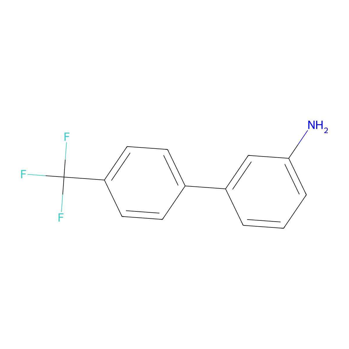 4'-(Trifluoromethyl)-[1,1'-biphenyl]-3-amine molecular structure, CAS 400747-98-0