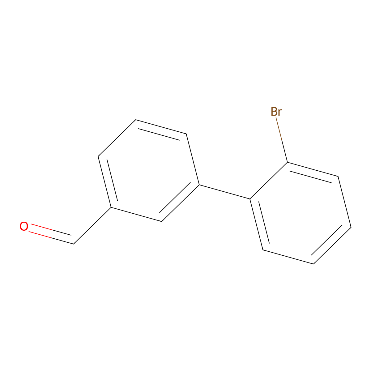 3-(2-Bromophenyl)benzaldehyde molecular structure, CAS 400748-04-1
