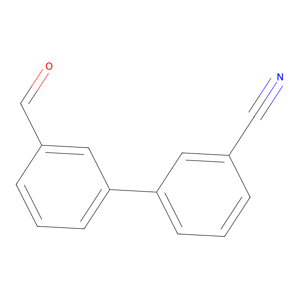 3-(3-Formylphenyl)benzonitrile molecular structure, CAS 400748-29-0