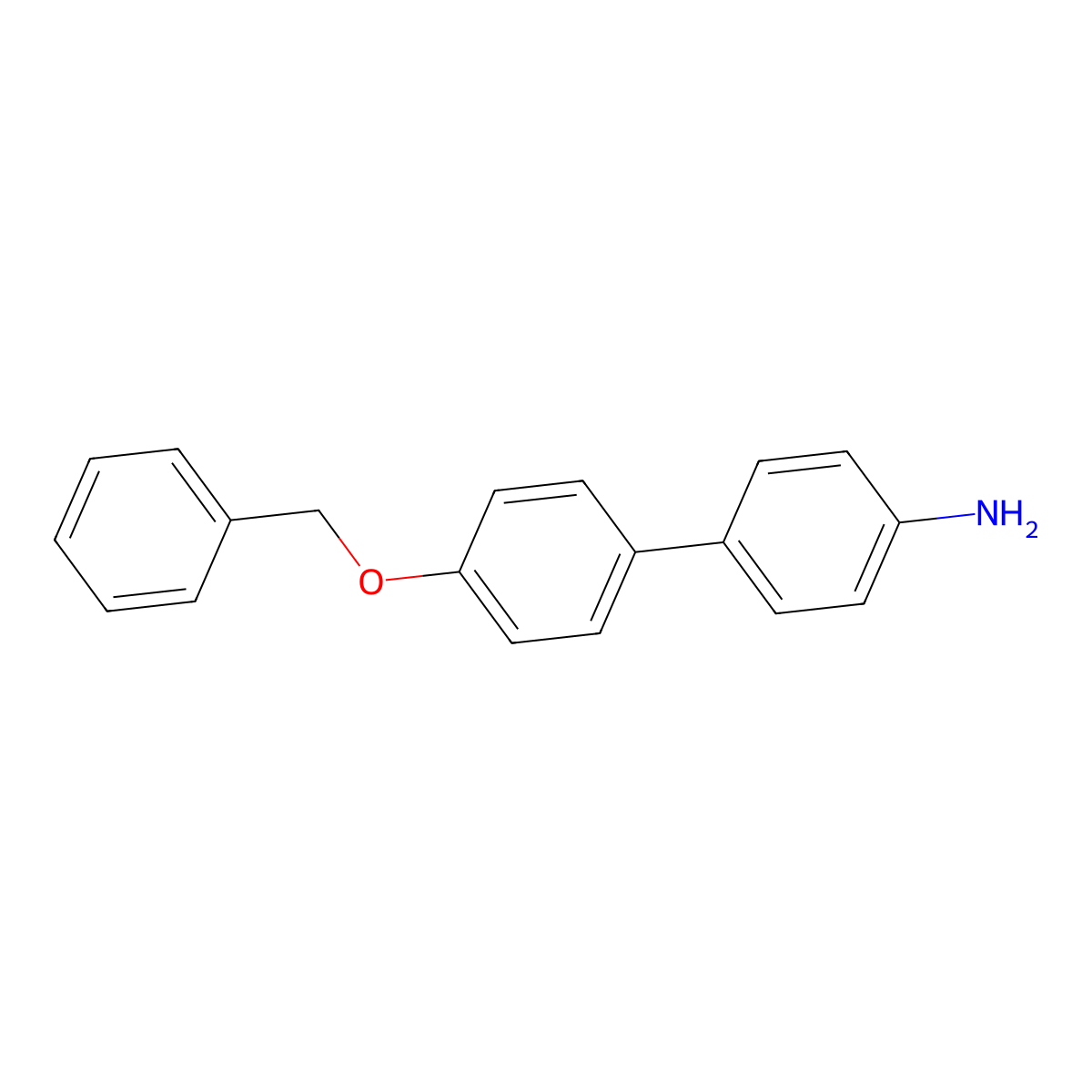 4-[4-(Benzyloxy)phenyl]aniline molecular structure, CAS 400748-40-5