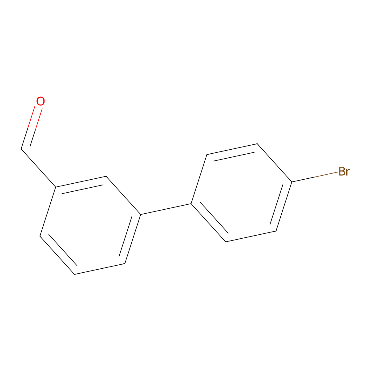 4'-Bromo-[1,1'-biphenyl]-3-carboxaldehyde molecular structure, CAS 400748-59-6