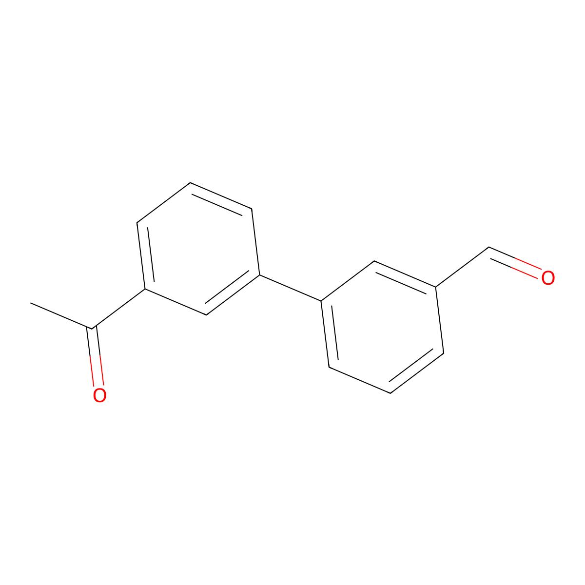 3-(3-Acetylphenyl)benzaldehyde molecular structure, CAS 400748-76-7