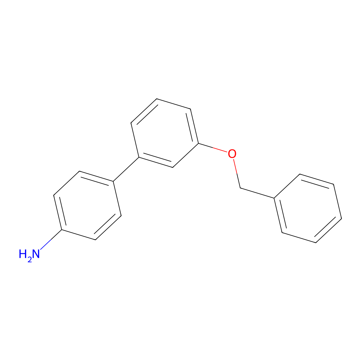 4-[3-(Benzyloxy)phenyl]aniline molecular structure, CAS 400749-48-6
