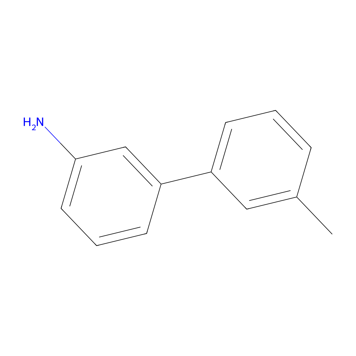 3'-Methyl[1,1'-biphenyl]-3-amine molecular structure, CAS 400749-90-8