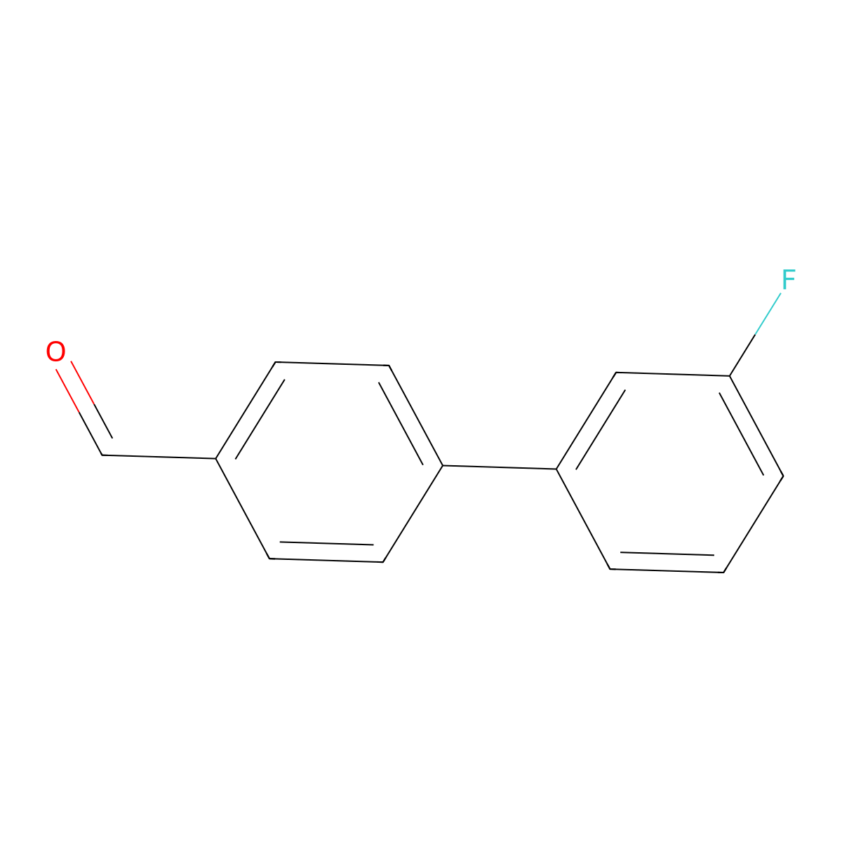 3'-Fluoro-[1,1'-biphenyl]-4-carbaldehyde molecular structure, CAS 400750-63-2