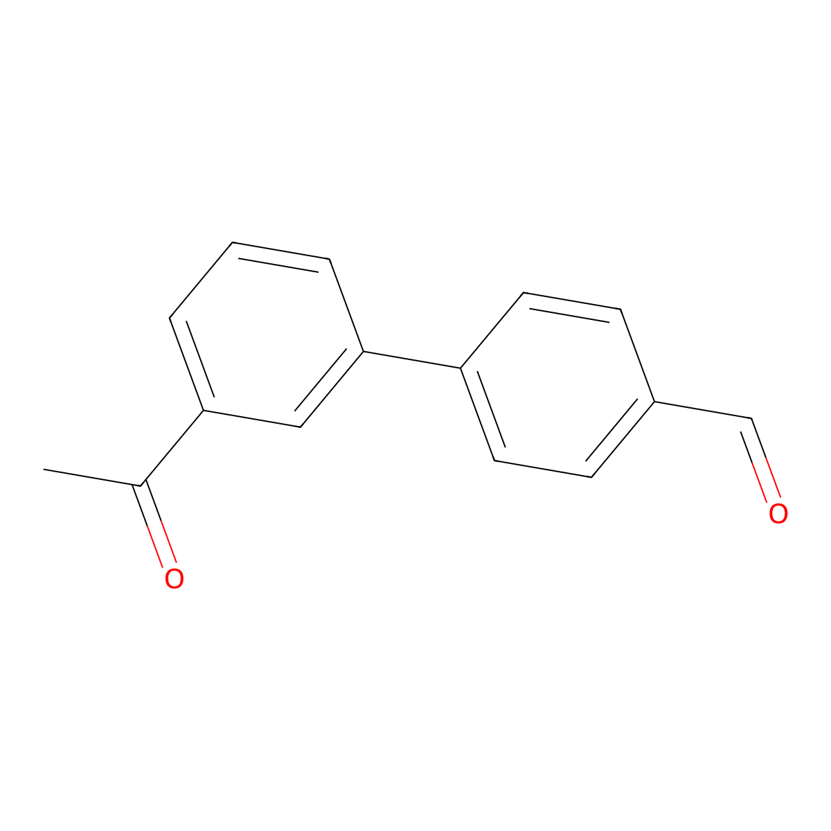 3'-Acetyl-[1,1'-biphenyl]-4-carbaldehyde molecular structure, CAS 400750-70-1