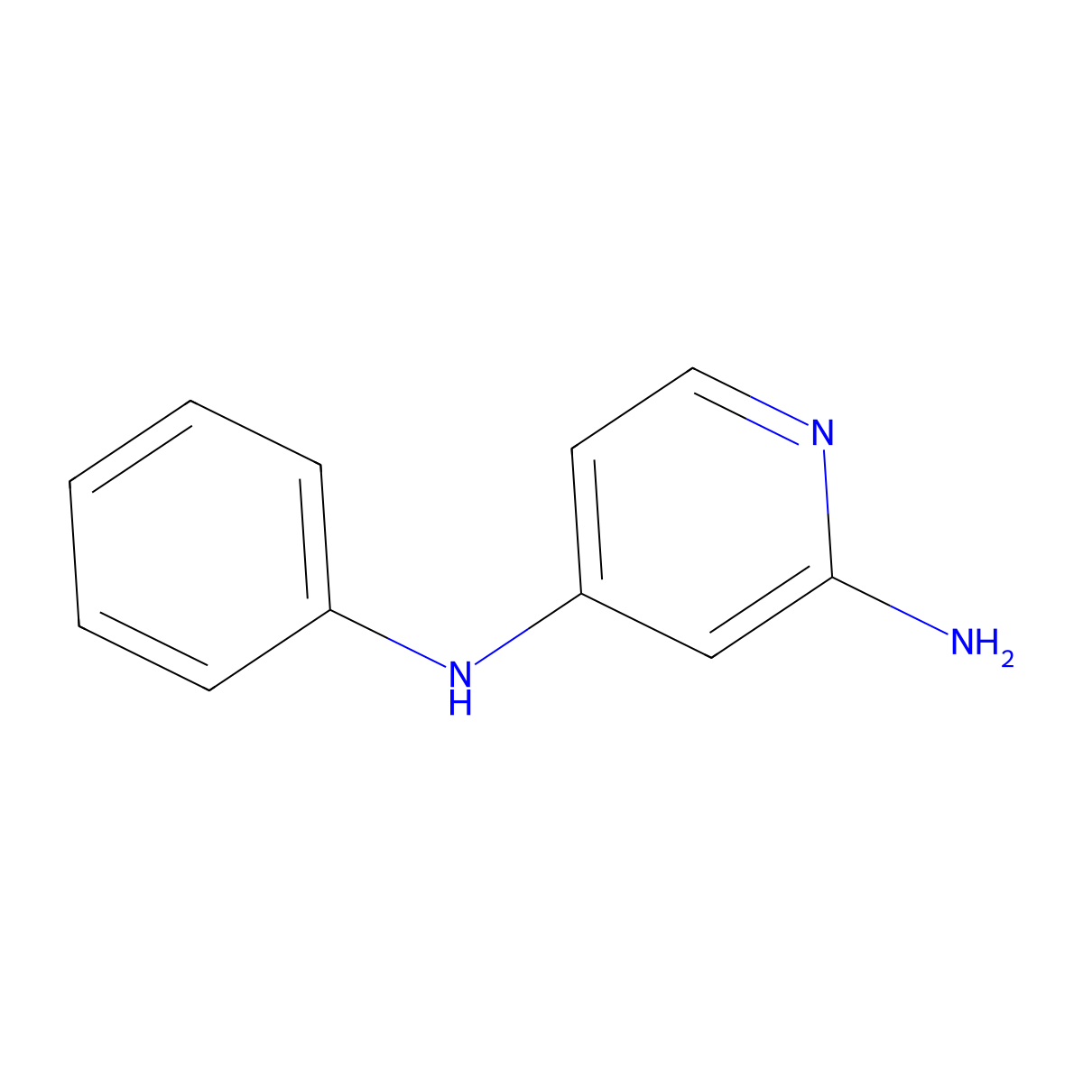 N4-Phenylpyridine-2,4-diamine molecular structure, CAS 400752-03-6