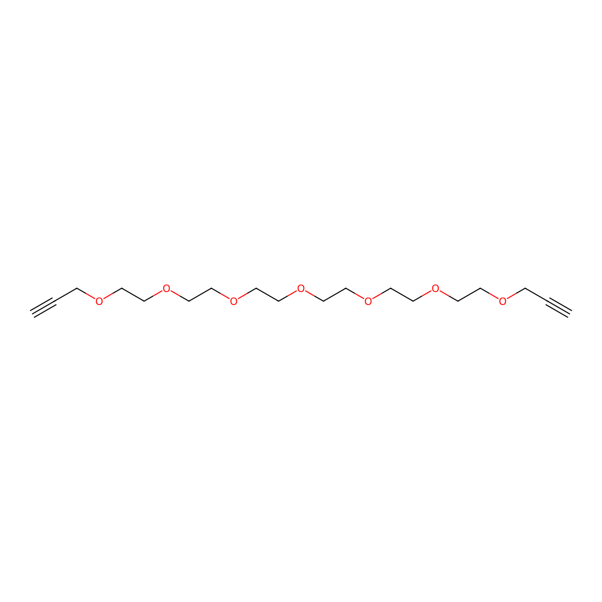 4,7,10,13,16,19,22-Heptaoxapentacosa-1,24-diyne molecular structure, CAS 400775-35-1